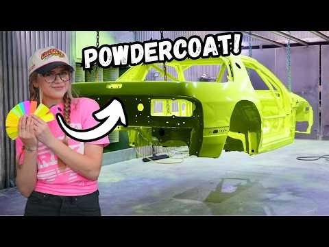 First Time Powder Coating Entire Car!! Rotary Revival - Episode 3