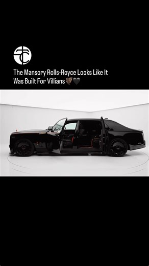 Few cars command presence like this |🦇🖤 #viralshort #villian #mansory #rollsroyce