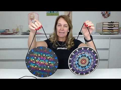 Como Fazer Mandalas com Stencil Fácil