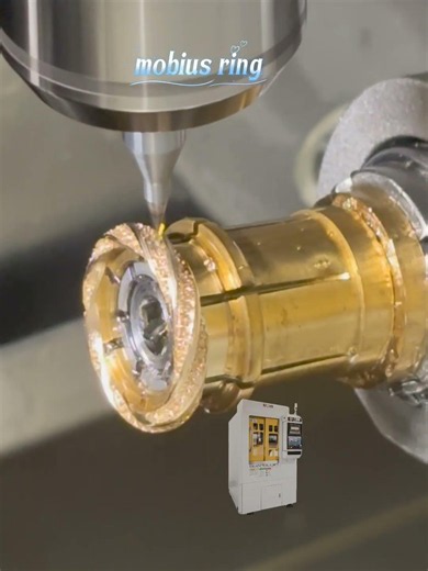 How to make a mobius ring in minutes with Guanglijin 5 axis CNC?