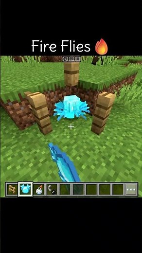 Minecraft Fire Flies🔥 #minecraft #shorts #realschallenge