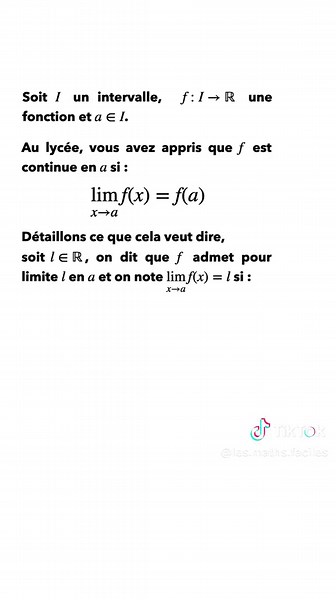 Définition de la continuité d’une fonction #maths #math #mathematiques #mathematique #mathématique #mathématiques #spemaths #spemath #spémaths #spémath #mathsexpertes #mathexpert #mathsexpert #mathexpertes #lycee #seconde #premiere #terminal #bac #baccalauréat #baccalaureat