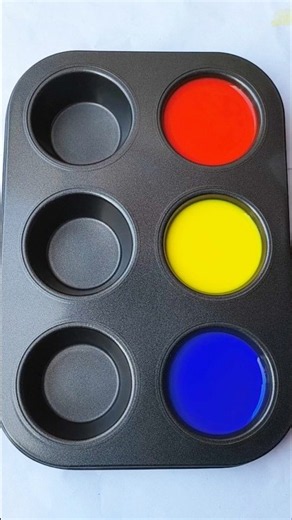 A Beautiful Colour Mixing Experiment! #colors #viral #asmr