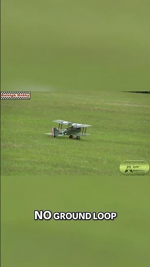 Impressive RC Plane Flight: Smooth Landing & No Ground Loop!