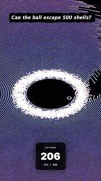 Can The Ball Escape 500 Spinning Shells? 🌀