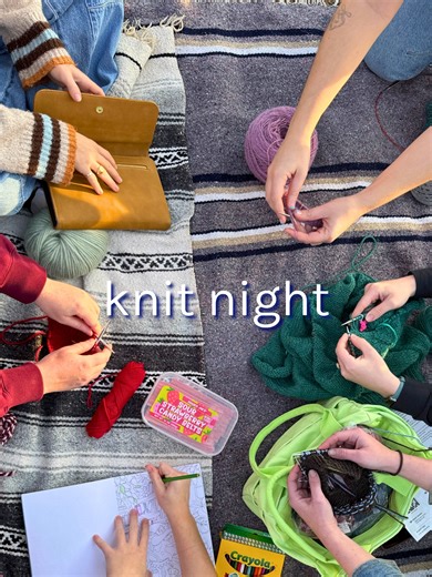 Young Makers Knit Night by the water 🧶 Two of our friends are using their brand new Soolla Studio Bags and pouches