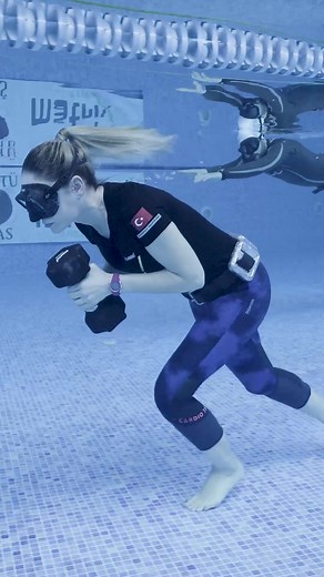 Longest Underwater Walk Record by Female on One Breath