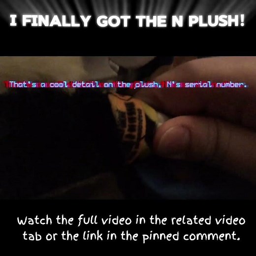 The N plush finally arrived. (PLUSH REVIEW) #md #plushies #merch