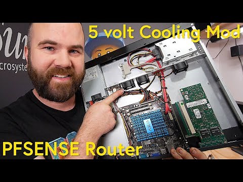 Making My Custom 1U Rackmount Pfsense Router Silent