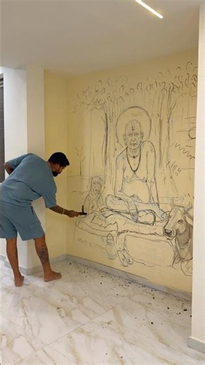 Swami Samarth painting part 1