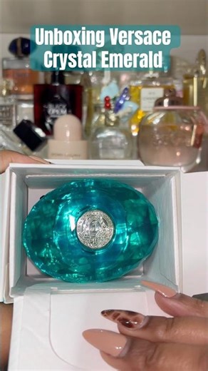 Unboxing Versace Crystal Emerald #perfumecollection