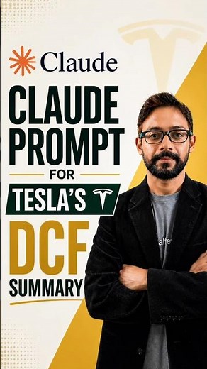 Tesla DCF in 5 Minutes Using Claude