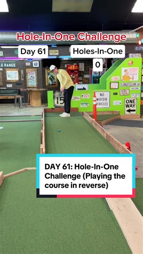 Hole-In-One Challenge: Golf Course in Reverse