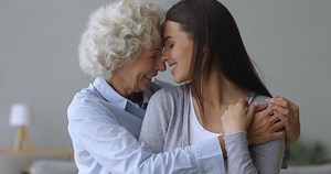 Affectionate Beautiful Two Generation Women Grandmother: video stock (100% royalty free) 1039338068 | Shutterstock