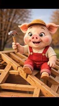 Three Little Pigs Rock’n’Roll Dance 🐷🎸 | Funny Viral Animation | #Shorts