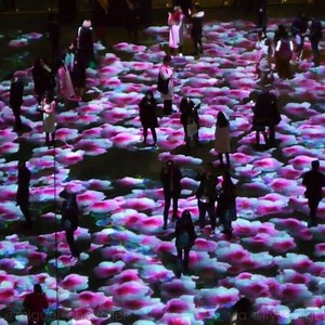 15K views · 280 reactions | @miguel_chevalier's Flower Power Digital Installation is a psychedelic garden that's come alive at the Kerry Center in #Shanghai. The interactive garden interacts with guests as they move across the floor. | ifyouhigh | Facebook