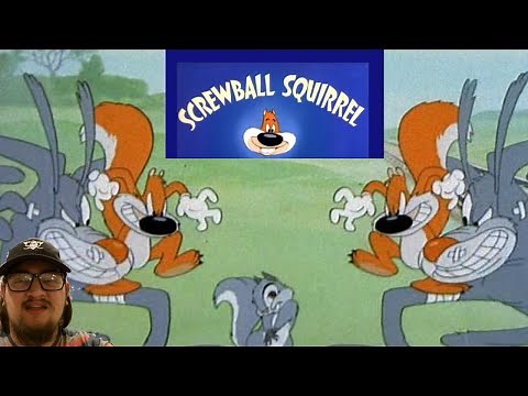 Tex Avery: Screwball Squirrel (1944) - First Time Watching - Screwy Squirrel