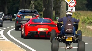 Millionaires Show Off Supercars in Netherlands