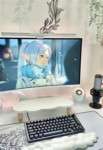 Loving how easy it is to swap between dark or light aesthetics.🤍🖤 It’s also therapeutic to fully customize your keyboard with no rules. I may add some keycaps to form a heart next! 🩷 Keyboard, keycaps, and top plate by @HyperX ~ all shoppable in my showcase ✨ #hyperx #mechanicalkeyboard #gamingsetup #tech #desksetup