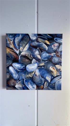The shell too chic to ignore #mussels #artist #printclub #newengland #arttok