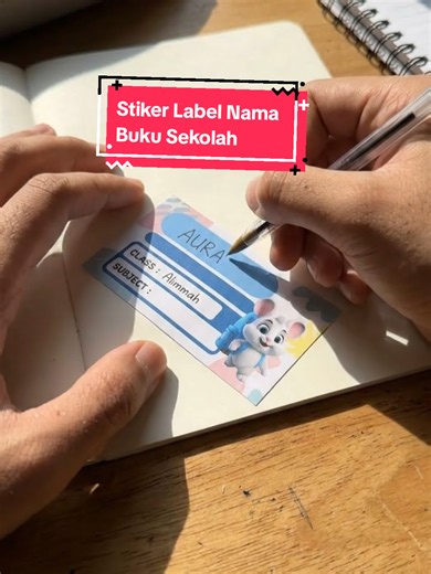 Stiker Label Nama Buku Sekolah: Pilih & Pasang dengan Mudah