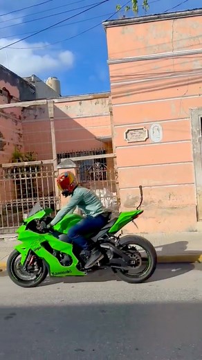 Kawasaki ninja verde | Camilo Road City Real