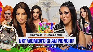 NXT Women’s Championship match announced for next week