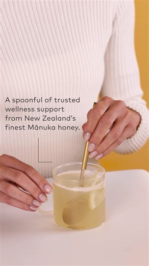 A spoonful of Comvita Mānuka honey in your tea or hot drink is a simple and effective way to support your wellness during the cold months. Naturally antibacterial, deliciously comforting – it’s a small daily ritual that makes a big difference 😌 #Comvita #ManukaHoney #WinterWellness | Comvita Australia