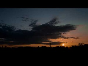 Beachfront B-Roll: Sunset Power Lines Time Lapse (Free to Use HD Stock Video Footage)