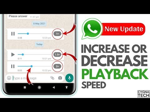 How To Increase/Decrease WhatsApp Voice Note Speed | WhatsApp Audio PlayBack Speed New Update