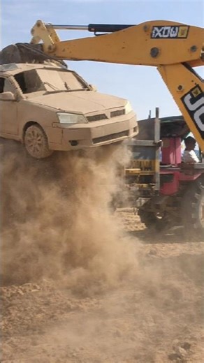bulldozer jcb mitti ki jagah loading car backhoe dekho video jcb #jcbvideo #cartoon #car #cars #yt