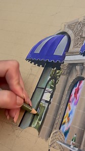 Happy Valentine’s Day from The Beverly Wilshire❤️ The Pretty Woman Hotel✨ Pretty Woman being one of my favorite movies I thought this was so fitting for Valentine’s Day🥰 I had the honor of going here with my sister during our first trip to California and WOW it did not disappoint!! Love love love this place Sending all of my love today❤️ I use @prismacolor premier soft core colored pencils and @strathmoreart toned tan paper. All purchased at @blickartmaterials | Deely Drawings