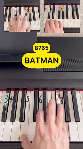 9.2K views · 50 reactions | Batman (main theme) #pianotutorial #pianolessons Oh Mon Piano | Oh Mon Piano | Facebook