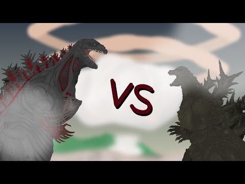 Godzilla Minus One VS Shin Godzilla (REUPLOAD)| Stick Nodes
