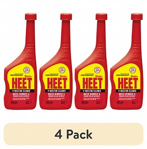 (4 pack) Iso-HEET Fuel-Line Antifreeze and Injector Cleaner 12 fl. oz - Premium Water Absorbing Formula