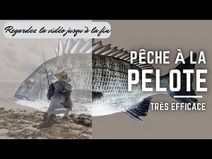 La pêche en bord de mer pour les débutants : la pelote.