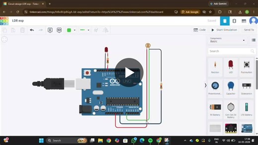 #internpe #arduino #embeddedsystems #iot #automation #electronics #smartlighting #techinternship | Rayapati Dasthagiri