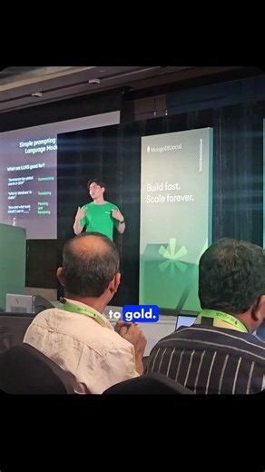 This is what actually happened at MongoDB.local Bengaluru #MongoDBLocal #MongoDB