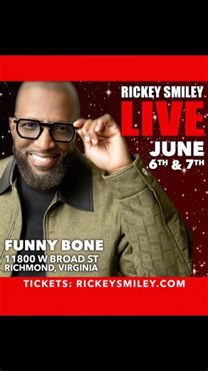 Tickets: RickeySmiley.com | Rickey Smiley