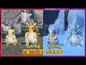 Pokemon Scarlet & Violet How To Evolve Sandshrew Into Sandslash & Forms