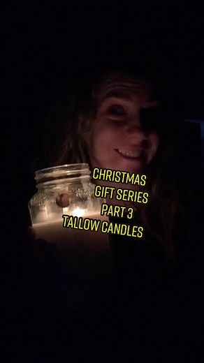 Easy DIY Tallow Candles for Christmas Gifts | Homemade Candle Making Tutorial