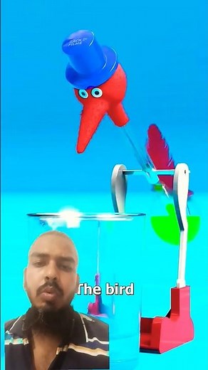 How This Weird Bird Drinks Forever?! 🤯 | Drinking Bird Explained #shorts