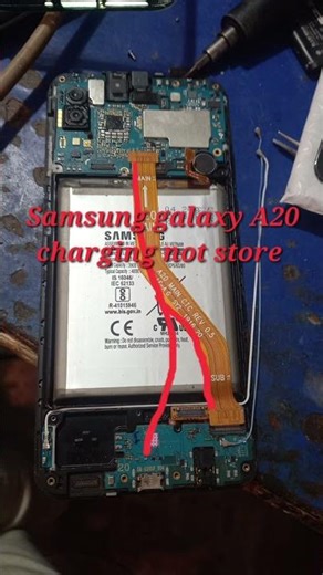 Samsung galaxy A20 charging not store problem thik kare ka tarika new video vairal samsung A20 char