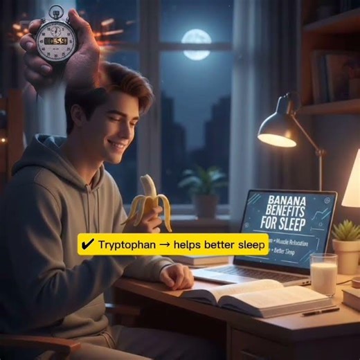 👉 “Banana at night… healthy or harmful? 🍌”