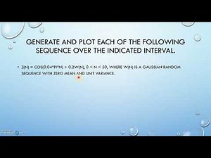 Numerical on Random sequences generation in MATLAB