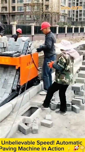 Unbelievable Speed! Automatic Paving Machine in Action ⚡🚀