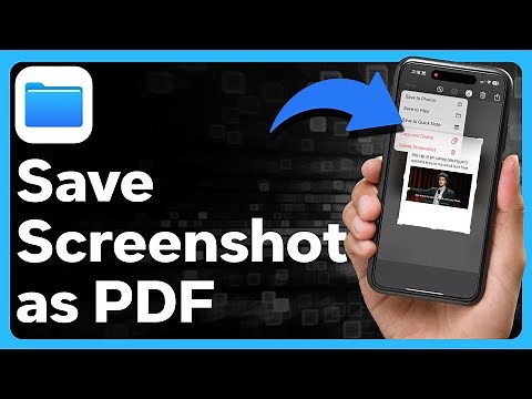 How To Save Screenshot As PDF On iPhone