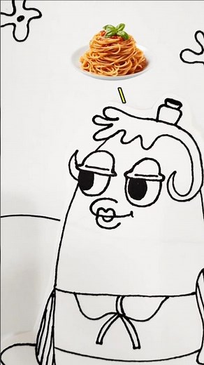 Mrs. Puff's pasta at home - Spongebob