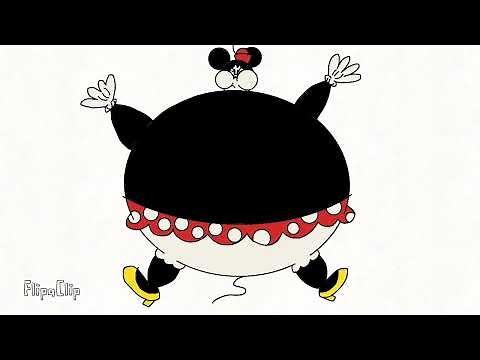 Minnie Mouse shallows a helium tank Mickey Mouse 2013