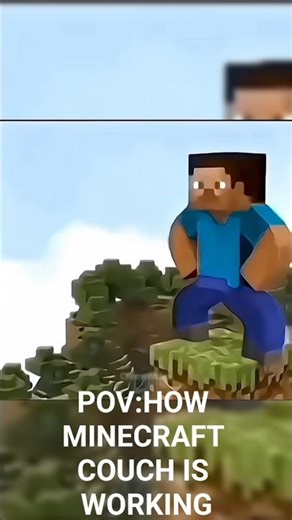 HOW MINECRAFT COUCH IS WORK #minecraft #trend #games #gamingcommunity